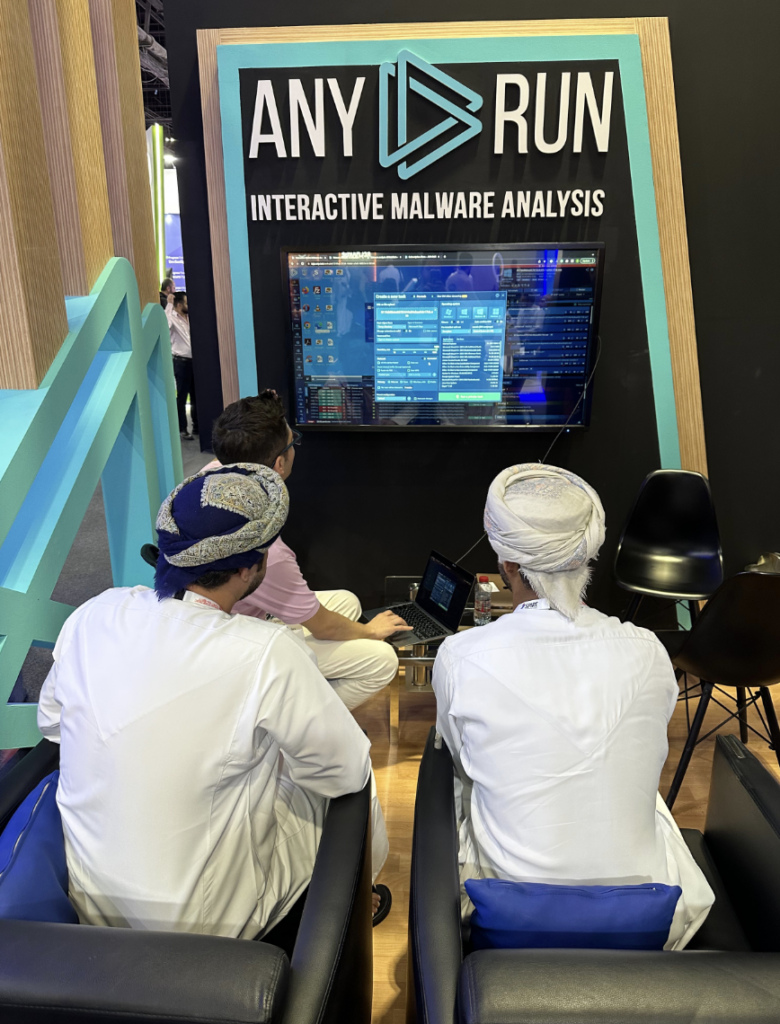 Showcasing ANY.RUN service’s malware detection capabilities.