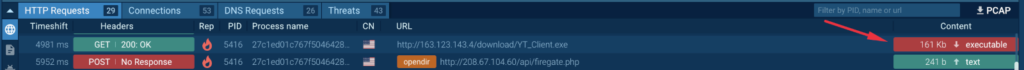 PrivateLoader downloaded payload