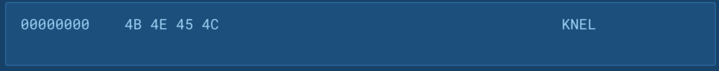 The kernel module identified as “KNEL”